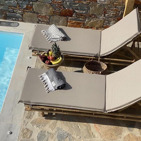 Villa Ypsilon Naxos - Luxury Holiday House With Amazing Sea View & Private Pool Agia Anna  Exterior photo